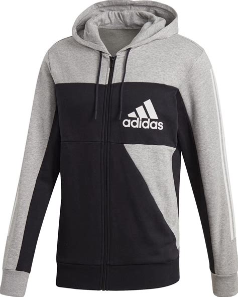 adidas vest heren grijs blauw|adidas trui heren.